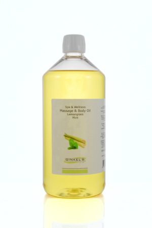 Massage & Body Oil – Lemongrass & Mint – 1000 ml