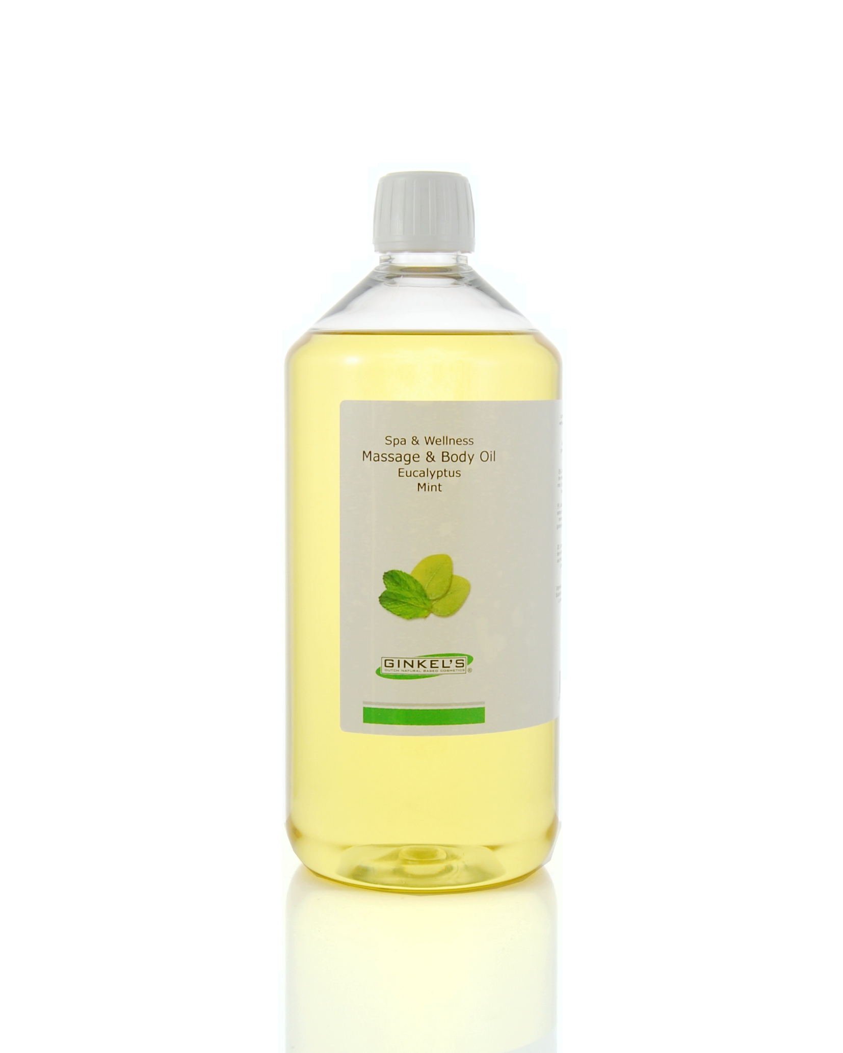 Massage & Body Oil Eucalyptus & Mint 1000 ml Ginkel's Cosmetics