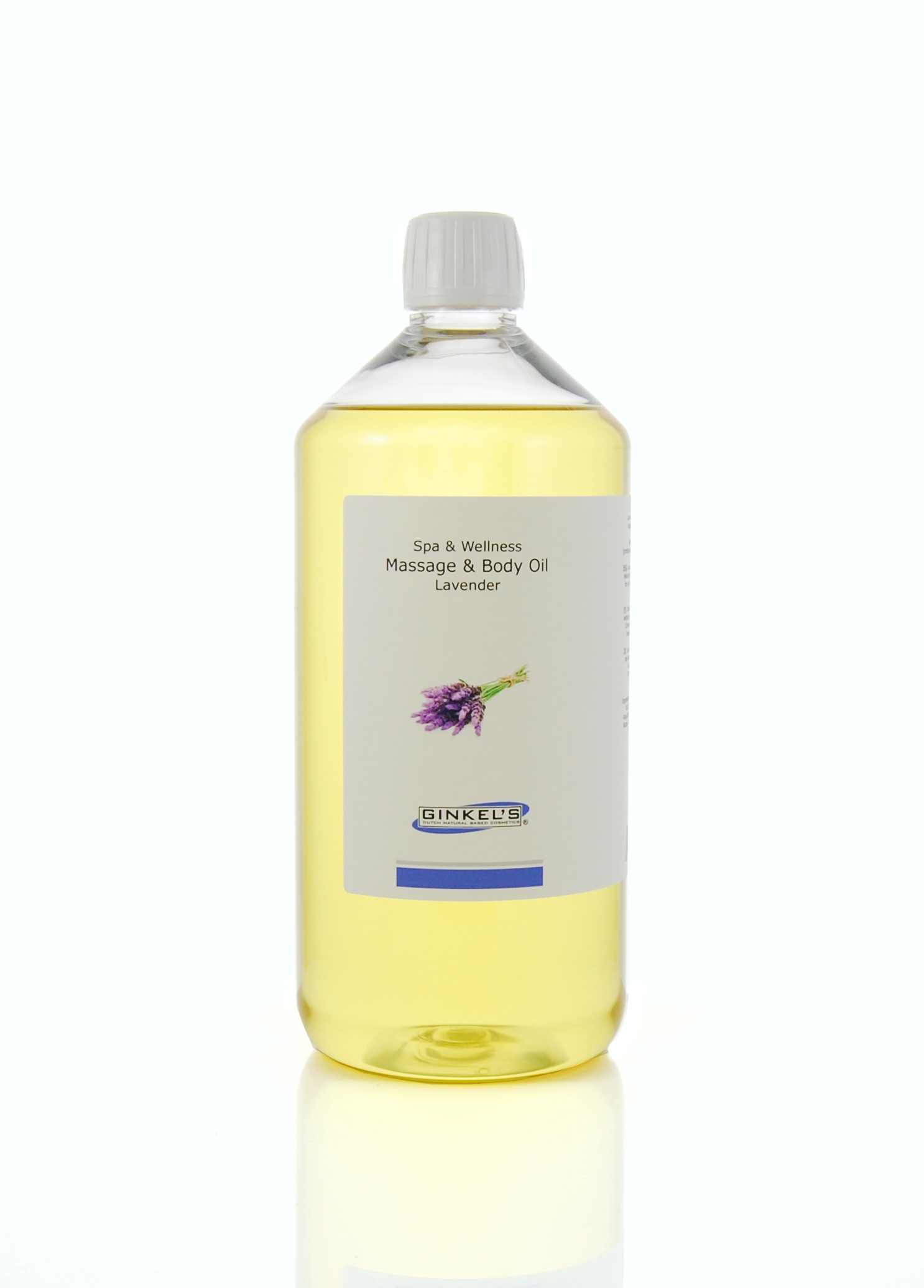 Massage & Body Oil Lavender 1000 ml Ginkel's Cosmetics