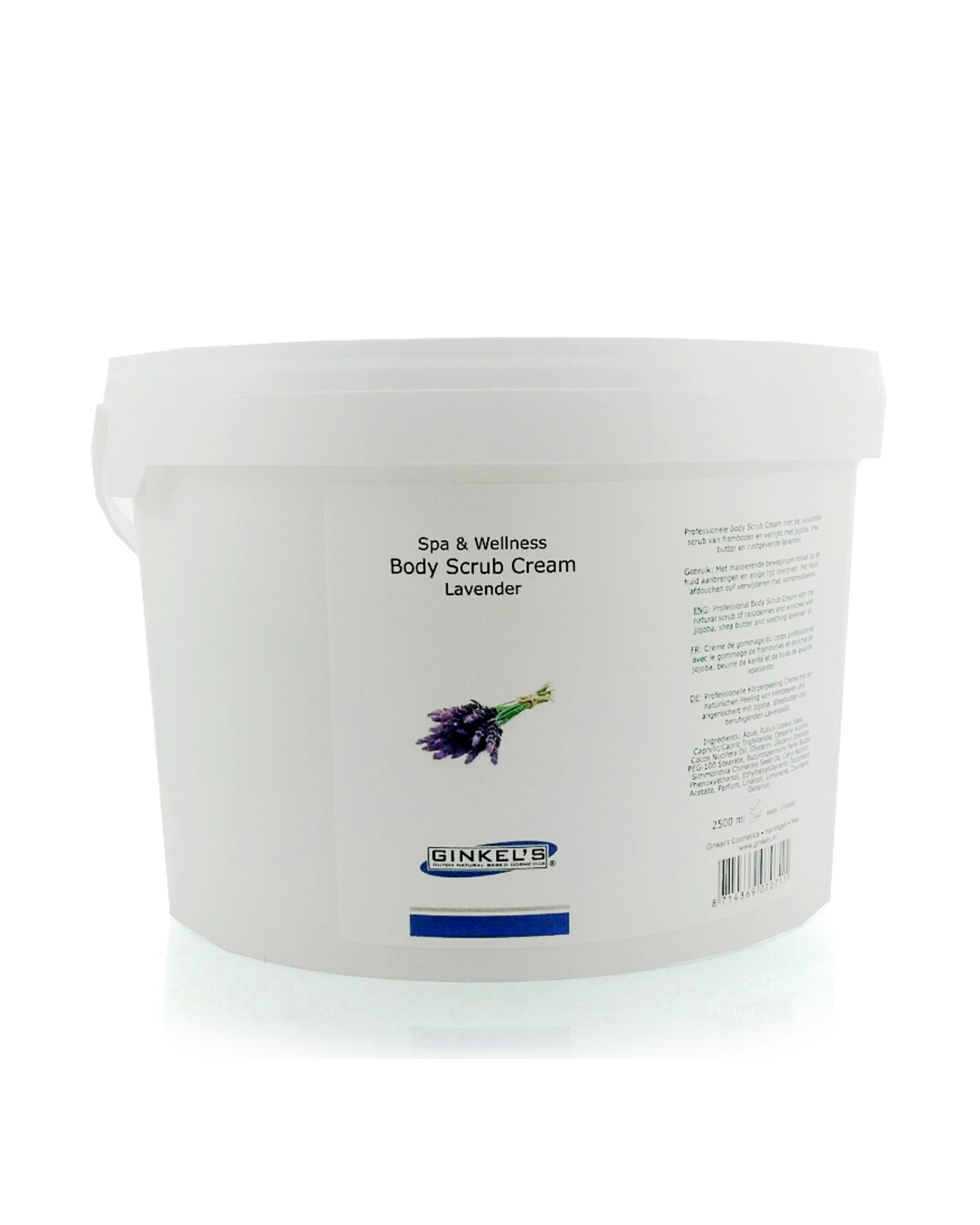 Body Scrub Cream Lavender 2500 ml Ginkel's Cosmetics