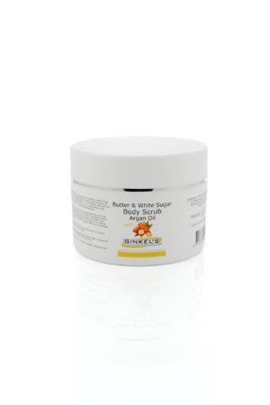 Butter & White Sugar Body Scrub – Argan & Rose Maroc 250 gram