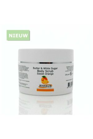 Butter & White Sugar Body Scrub – Sweet Orange – 250 gram