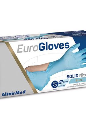 Handschoen Solid Nitrile – Maat S – BLAUW [Box à 100 stuks]