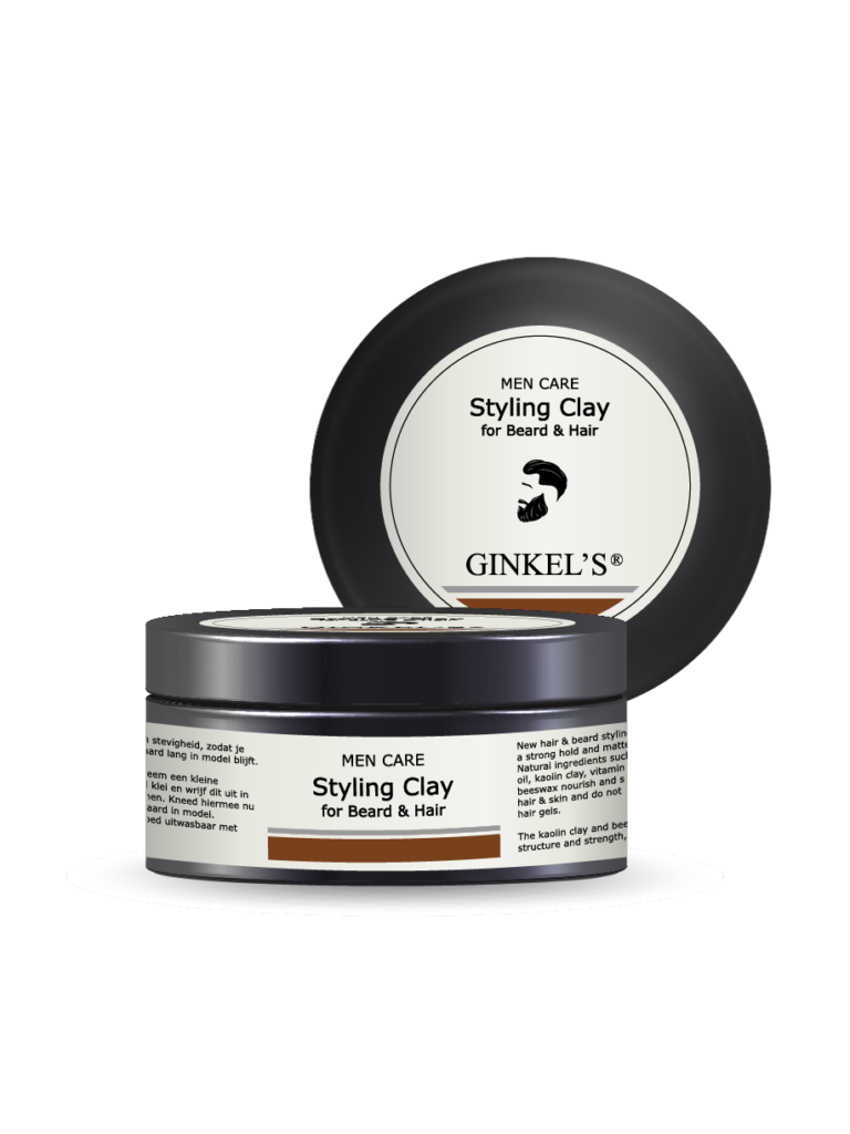 MEN Care Hair & Beard Styling Clay 100 gr. Ginkel's Cosmetics