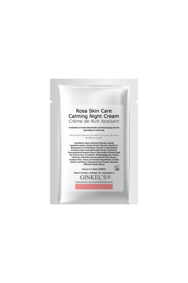 Ginkel’s Rosa Care – Night Cream – 6 x 5 ml Sachets