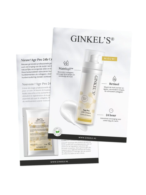 Ginkel’s Age Pro 24H Cream – 6 x 5 ml Sachets + Flyers