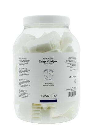 Ginkel’s Foot Care – Zeepvoetjes – Displaypot 60 x 27 gram Ginkel’s Foot Care – Zeepvoetjes – Displaypot 60 x 27 gram